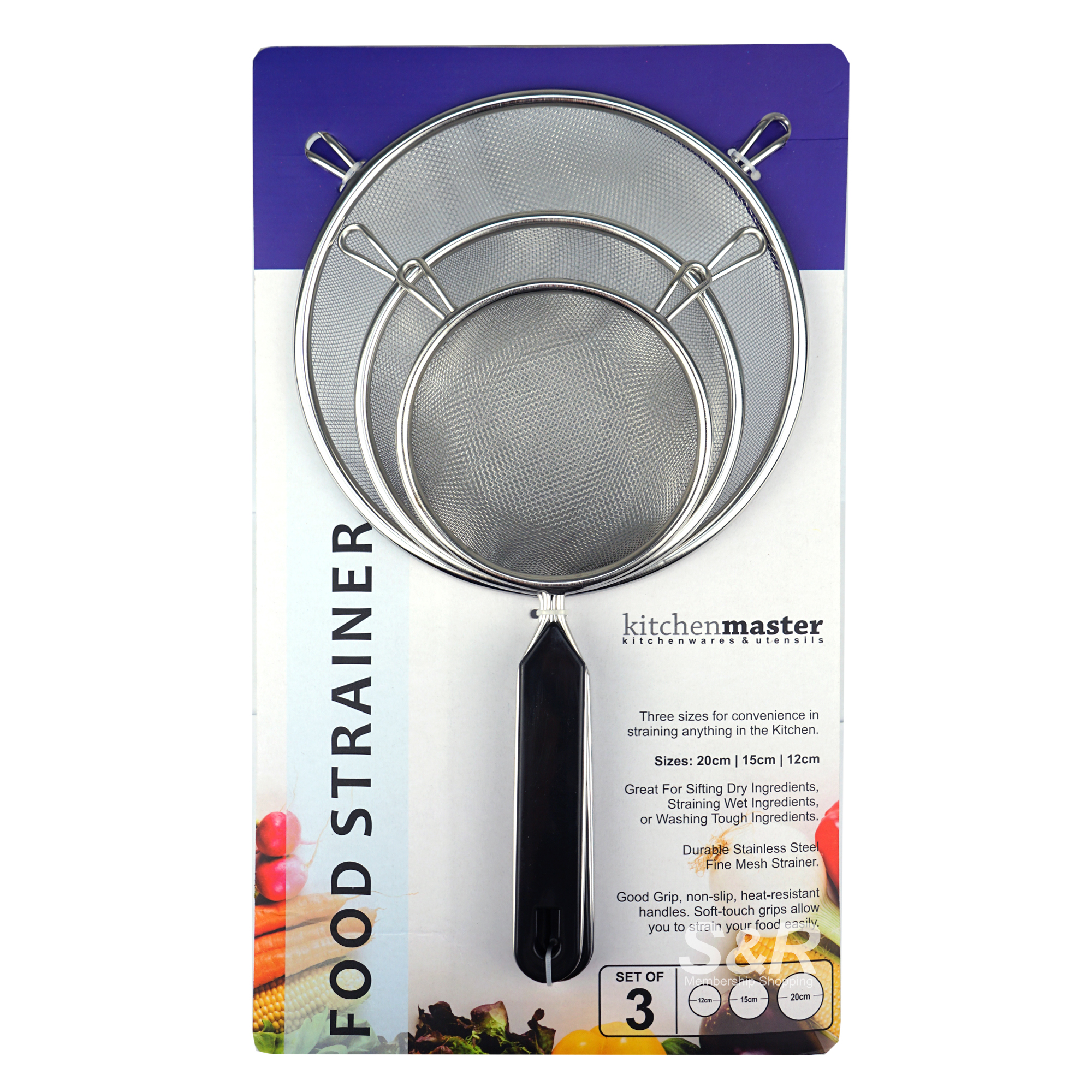 Kitchen Master Food Strainer 3pcs Kitchen Master Food Strainer 3pcs